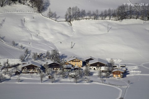 Foto Winter-Luftaufnahme vom Oberhof Wagrain